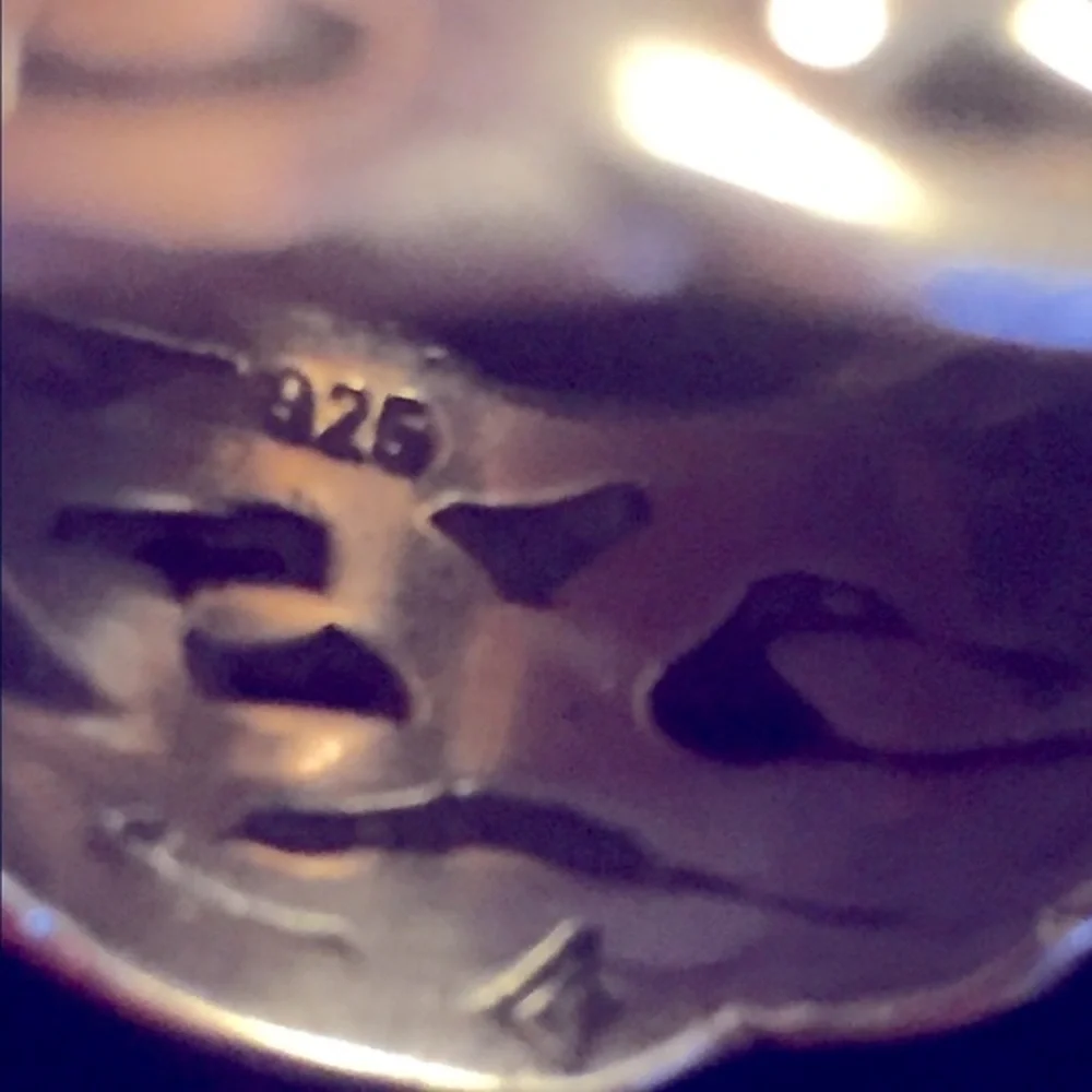 Silpada Ring - Retired - Woven Sterling Silver Band with coin Pearl- size 10 - Picture 7 of 9